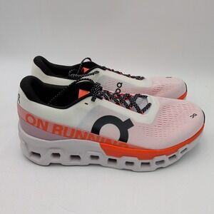 On Cloud Cloudmonster 2 Shoes Men's Size 12.5 White Flame Orange 3ME10121527
